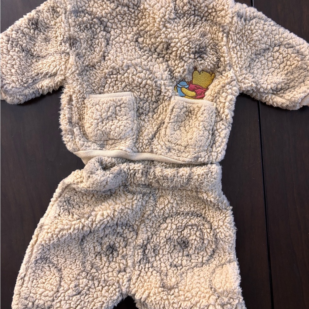 Cozy Cream Teddy Bear Fleece Set